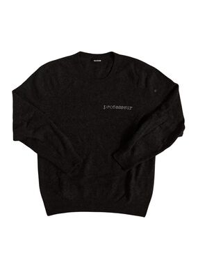 NAADAM Dark Gray Cashmere Crew Sweater